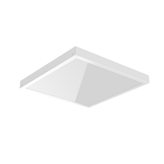  Светодиодный светильник VARTON A070/N офисный накладной 50 Вт 4000 K 610х610х56 мм IP40 с равномерной засветкой рассеиватель опал диммируемый по протоколу DALI