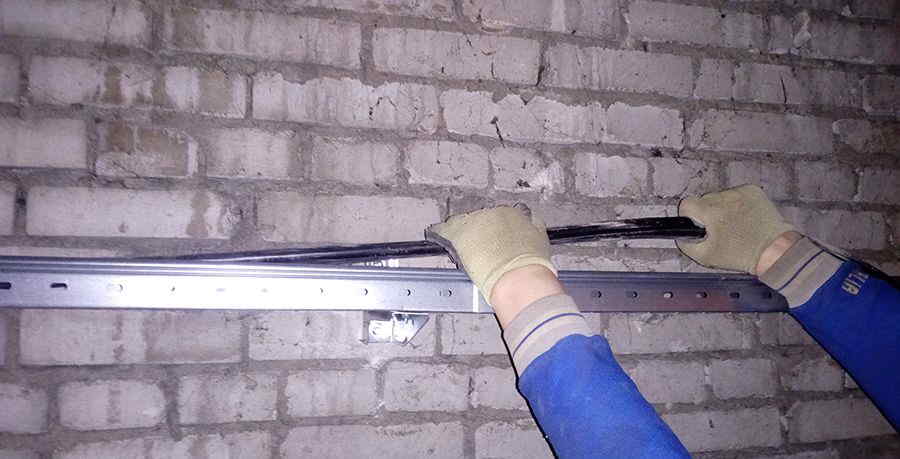 Монтаж кабеля